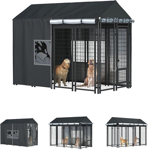 Outdoor Dog Kennel Cover by LYBOSH