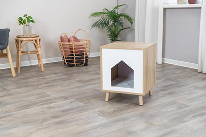 Trixie Isa Indoor Cat Condo, Modern Cat Bed Side Table & Nightstand, Cat - Image 5