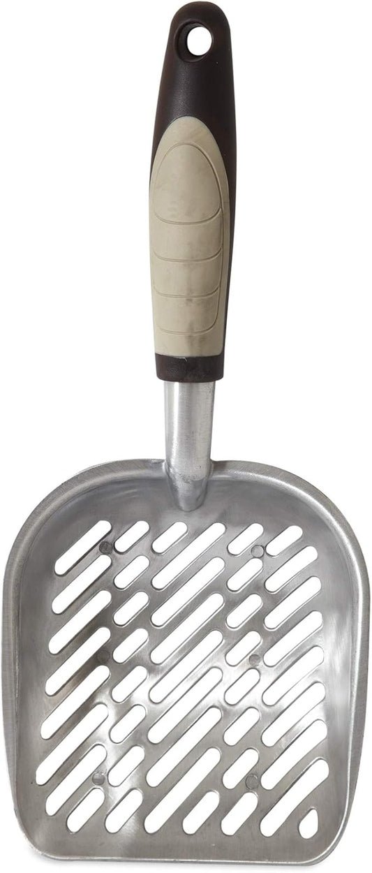 Petmate Metal Cat/Kitty Litter Scoop, Deep Shovel, Premium Non-Stick Large - Image 2