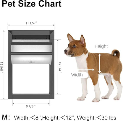Rescumascer Medium Dog Door for Door, Doggie Door - Image 6