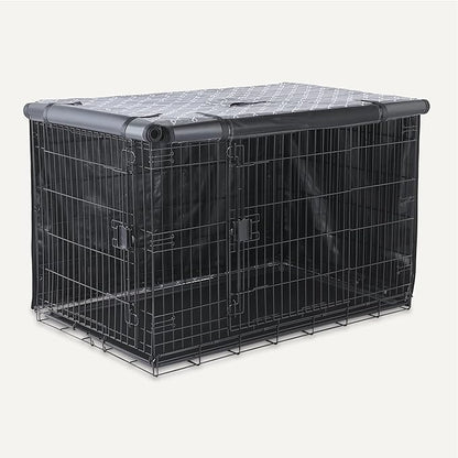Amazon Basics Dog Cage Cover for 48-inch Wire Crates, Heavy-Duty - Image 3