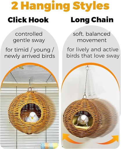 Chewproof Steel Frame Bird Nest - Image 2