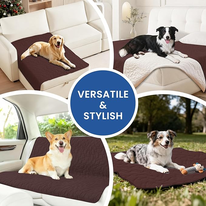 Waterproof Dog Bed Cover Pet Blanket, Soft Couch Cover - Image 5