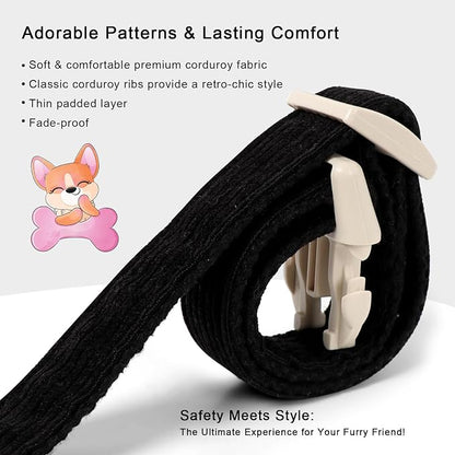 Cute Corduroy Dog Collar - Image 4