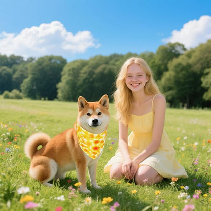 30 Pcs Tie Dye Dog Bandanas for Small Dogs Medium Stitch Dog Bandana Bulk - Image 5