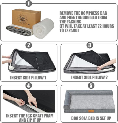 Patas Lague Orthopedic Jumbo Dog Bed - Image 7