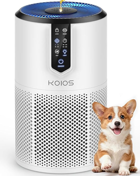 Air Purifiers for Home Large Room Up to 1300 ft², KOIOS H13 True HEPA Air by KOIOS