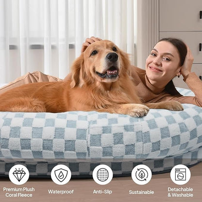 Extra Large Human Dog Bed for Adults, Waterproof Machine Washable - Image 2