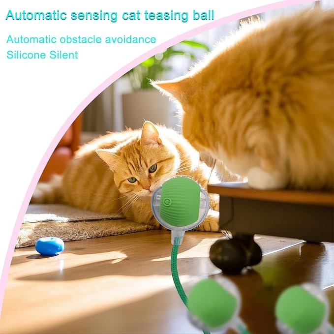 Interactive Cat Dog Toy Ball: Indoor Small Automatic Moving Smart Rolling Fun - Image 7