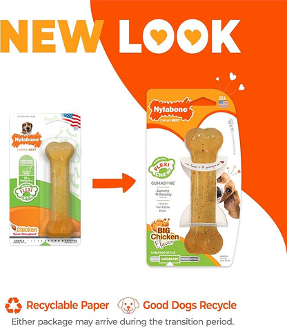 Nylabone Original Bone Flexi Chew Toy - Image 4