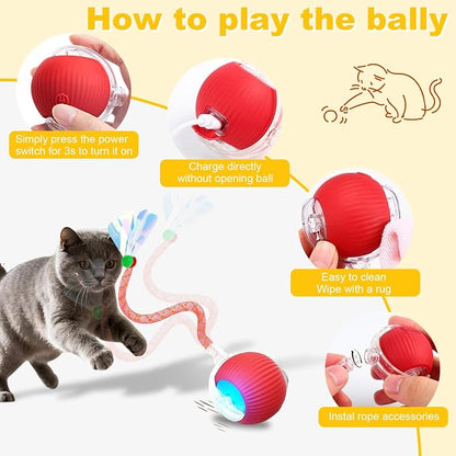 3-Pack Interactive Cat Toys Ball - Image 8