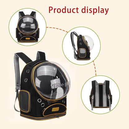 Cat Backpack Carrier, Breathable Pet Carrier Backpack Large Space Bubble - Image 4