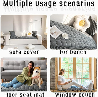 Sofa Cover Fuzzy Couch Cover for Pet, Couch Covers for Dogs Washable Non-Slip - Image 6