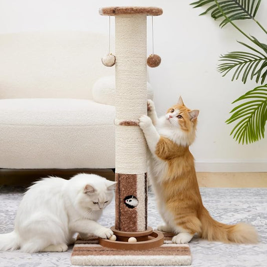 34inches Tall Cat Scratching Post by WOOCHPET