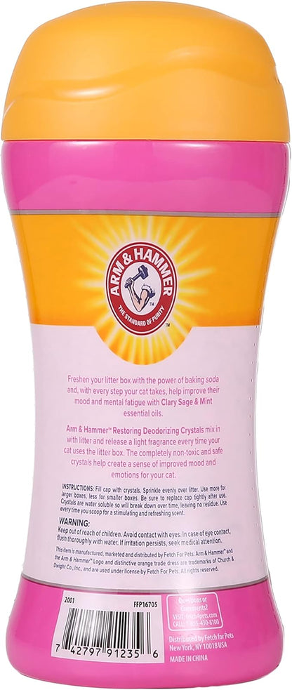 Arm & Hammer Restoring Cat Litter Box Deodorizing Crystals, Litter Deodorizer - Image 2