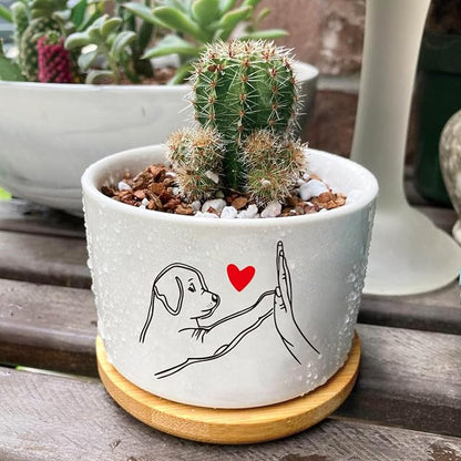 Window Garden Dog Planter Pots, Dog Gifts - Image 6