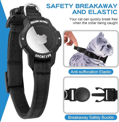 Luminous AirTag Cat Collar Breakaway, OUCWLTAG GPS Cat Collar - Image 3