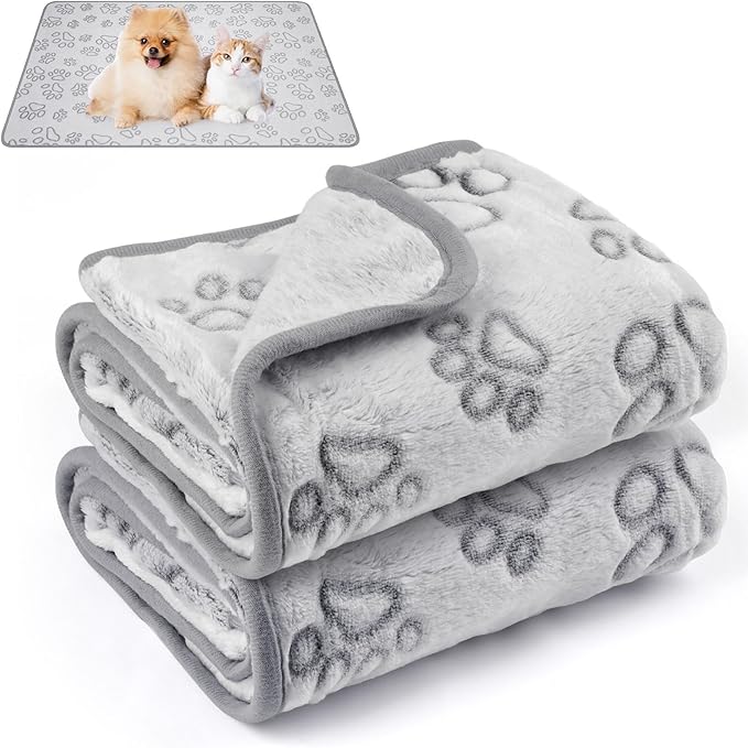 Dog Blankets for Small, Medium Dogs, Puppy Blanket Washable, Dogs Essentials by Unknown
