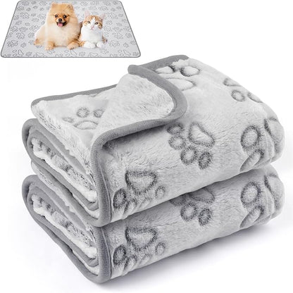 Dog Blankets for Small, Medium Dogs, Puppy Blanket Washable, Dogs Essentials by Unknown
