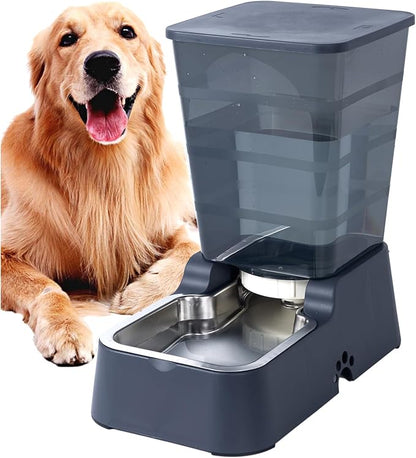 Meikuler Automatic Dog Cat Water Dispenser Large Capacity 5Lfor Cats and Medium by Meikuler