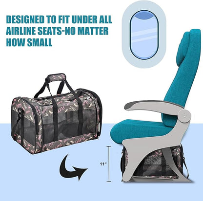 Soft-Sided Kennel Pet Carrier for Small Dogs, Airline Approved Cat Carriers Dog - Image 4