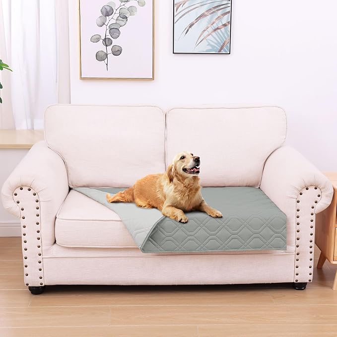 hyha Waterproof Dog Bed Blanket, Soft Pet Blankets, Waterproof Couch Cover by hyha