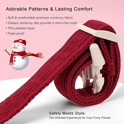 Cute Corduroy Dog Collar - Image 4