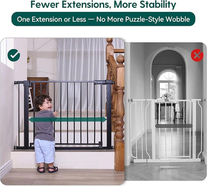 BABELIO Baby Gate for Doorways and Stairs, 26-31" Pet Gate - Image 3