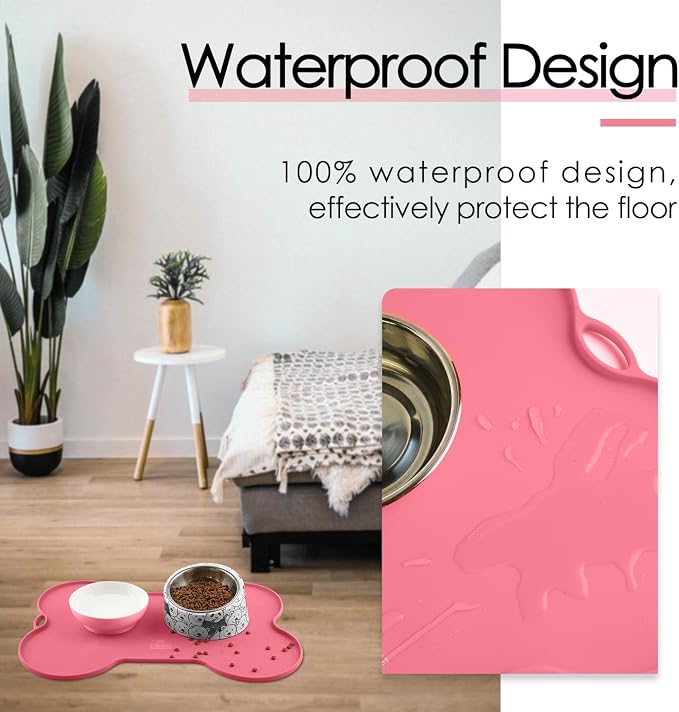 Super Design Dog Food Mat Dog Bowl Mat - Image 3
