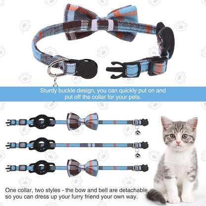 Airtag Cat Collar with Bells, Kitten Collar Breakaway - Image 6