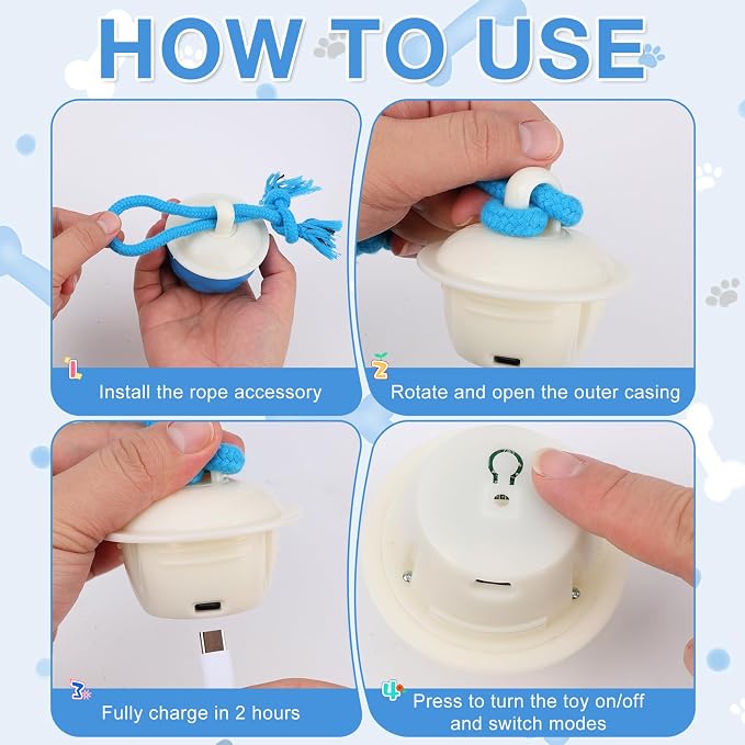 Interactive Dog Ball Toy, 2026 Upgraded Automatic Rolling Ball - Image 7