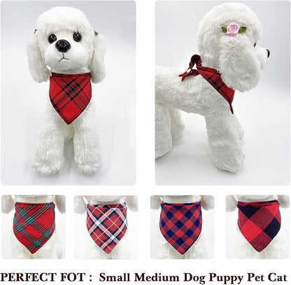 5PCS Dog Bandanas with Button - Image 4