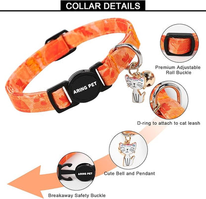 ARING PET 2 Pack Fall Cat Collars-Cute Cat Collar Breakaway - Image 4