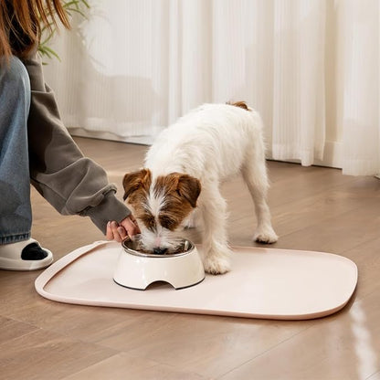 Silicone Dog Food Mat with Side Pocket & Hook Hole, Soft Raised Edges, Easy - Image 9
