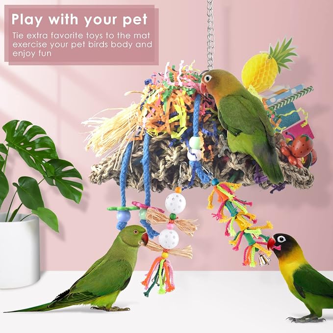 KATUMO Bird Toys, Seagrass Basket Toy - Image 7