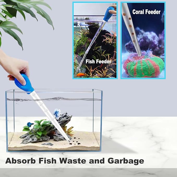Carefree Fish Aquarium Gravel Cleaner 6Ft Hose Fish Tank Water Changer Gravel - Image 6