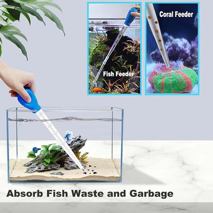 Carefree Fish Aquarium Gravel Cleaner 6Ft Hose Fish Tank Water Changer Gravel - Image 6