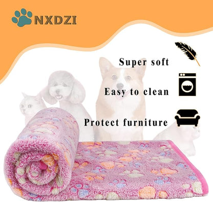 Dog Blankets for Small Medium Dogs Washable, 3 Pack Pet Blanket Washable 30" x - Image 7