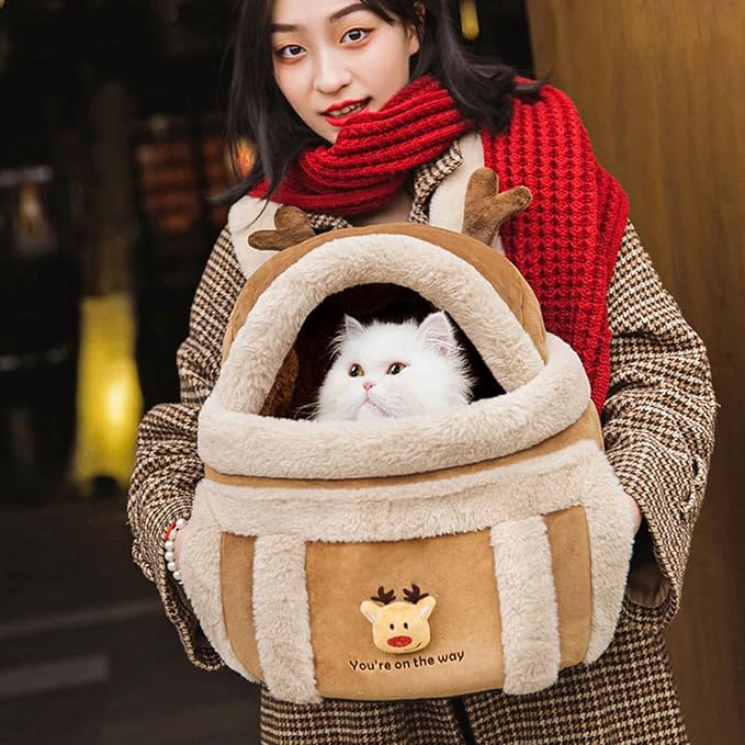 Pet Carrier Backpack Warm Travel Bag - Image 2