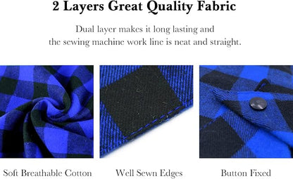 Birthday Plaid Dog Bandana - Image 4