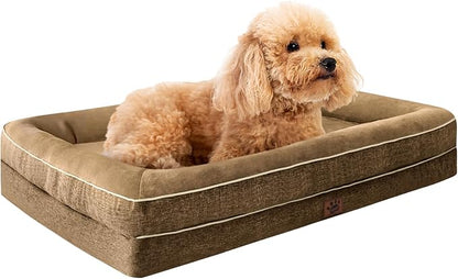 Waterproof Memory Foam Dog Beds by TaiBest