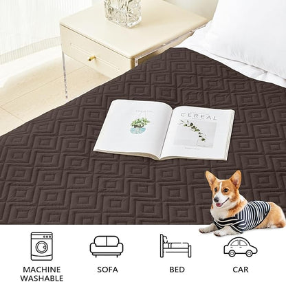 hyha Waterproof Dog Blanket, Soft Pet Bed Blankets, Waterproof Sofa Couch Cover - Image 7
