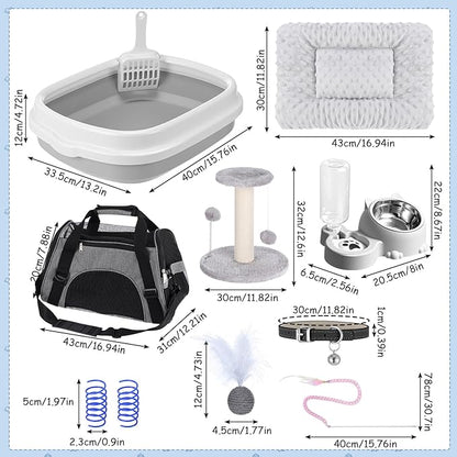 Eccliy Kitten Starter Kit, Pet Toy, Folding Carrier, Climbing Frame, Automatic - Image 3