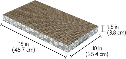 Kitty City Cat Scratcher– 3-Pack Durable Corrugated Cardboard Scratch Pads - Image 3