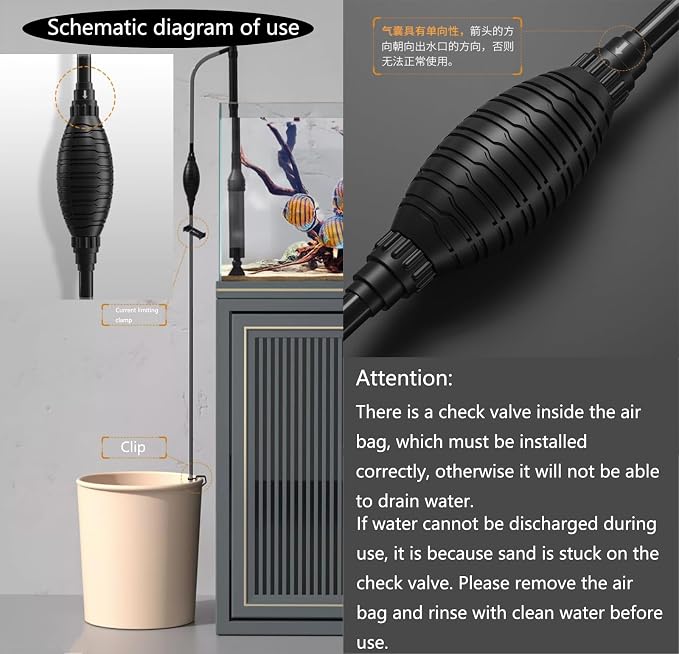 Carefree Fish Aquarium Gravel Vacuum Sand Cleaner - Image 6
