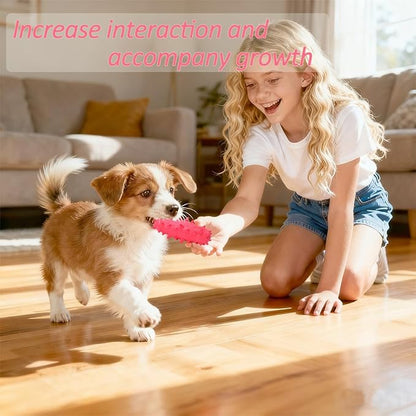 2 Pack Dog Toys for Aggressive Chewers, Tough Puppy Chew Toys Teething Bone for - Image 5