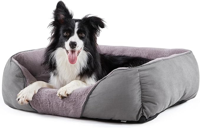 MIXJOY Dog Beds for Large Dogs, Big Pet Bed Large Size Dog Washable, Orthopedic by MIXJOY