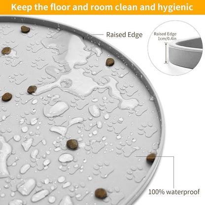 KPWACD Dog Food Mat Anti-Slip Bowl Mats - Image 5
