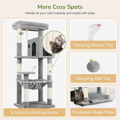 Globlazer Cat Tree Tower with Scratching Post - Image 5