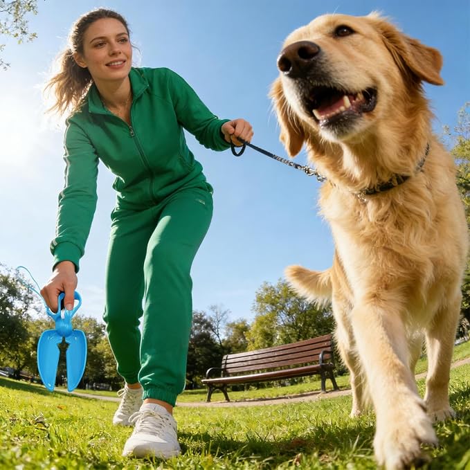 Dog Poop Picker, Scissors Style, Pet Waste Scooper, Poop Grabber, Hygienic Tool - Image 2